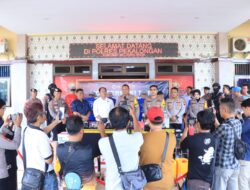 Polres Pekalongan Gelar Konferensi Pers Hasil dari Kegiatan Rutin yang Dioptimalkan