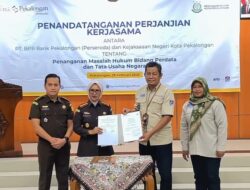 *PENANDATANGANAN PERJANJIAN KERJASAMA KEJAKSAAN NEGERI KOTA PEKALONGAN DENGAN BPR BANK PEKALONGAN*