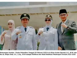 PASKA DILANTIK MENJADI  WALIKOTA PEKALONGAN PERIODE KE 2  DALAM  MENGAWALI  100 HARI KERJA NYA, AFZAN-BALGIS KOMITMEN LAKUKAN GEBRAKAN 9 PROGRAM STRATEGIS