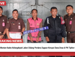 Mantan Kades Kelangdepok Jalani Sidang Perdana Dugaan Korupsi Dana Desa di PN Tipikor Semarang