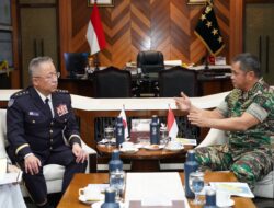 *Pererat Hubungan Bilateral, Kasad Terima Kunjungan Kehormatan Kasgab Jepang*