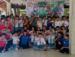 Koramil 12/Tulis Sosialisasi Pendaftaran TNI AD Gratis Di SMKN 1 Kandeman