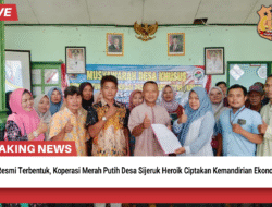 **Resmi Terbentuk, Koperasi Merah Putih Desa Sijeruk Heroik Ciptakan Kemandirian Ekonomi**