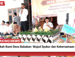 “Tradisi Sedekah Bumi: Desa Babakan Bersyukur atas Kemakmuran”