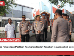 *Kapolres Pekalongan Pastikan Keamanan Ibadah Kenaikan Isa Almasih di Gereja-Gereja*