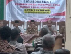Desa Pendowo Kecamatan Bodeh Gelar Musyawarah Pembentukan Koperasi Desa Merah Putih