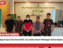 Diduga Korupsi Dana Desa Rp956 Juta, Kades Kesesi Pekalongan Ditahan Kejaksaan