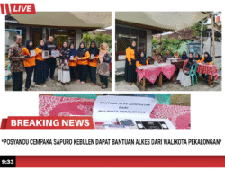*POSYANDU CEMPAKA SAPURO KEBULEN DAPAT BANTUAN ALKES DARI WALIKOTA PEKALONGAN*