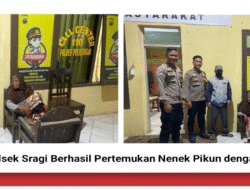 *Polsek Sragi Berhasil Mempertemukan Lansia dengan Keluarganya Setelah Hilang*