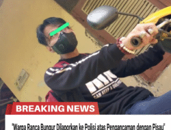 “Warga Ranca Bungur Dilaporkan ke Polisi atas Pengancaman dengan Pisau”