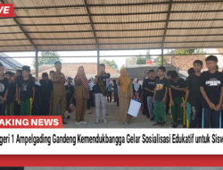 SMP Negeri 1 Ampelgading Gandeng Kemendukbangga Gelar Sosialisasi Edukatif untuk Siswa Baru