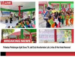 Polantas Pekalongan Ajak Siswa Tk Jadi Duta Keselamatan Lalu Lintas di Hari Anak Nasional