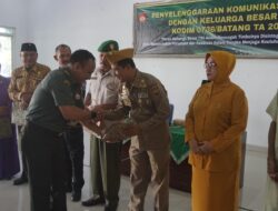 Kodim 0736/Batang Jalin Komunikasi Soaial Dengan Keluarga Bersar TNI