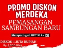 Promo ini, yang menjadi tradisi PDAM Pemalang setiap perayaan hari besar nasional,