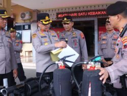 Cek  Amunisi dan Senjata Gas Air Mata, Kapolres Pekalongan : Pastikan dalam Kondisi baik