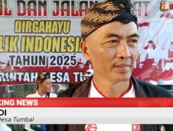 Pemerintah Desa Tumbal Gelar Karnaval Jalan Sehat Dirgahayu Republik Indonesia Ke-80