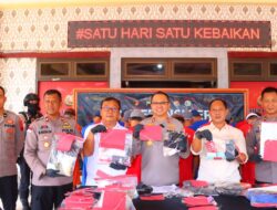 Curanmor hingga Narkoba, Polres Pekalongan Ungkap Kasus Menonjol Juli–Agustus 2025