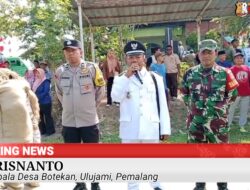 Trisnanto Kepala Desa Botekan Pimpin Pelepasan Karnaval