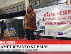 Malam Resepsi HUT KE-80 RI Sekaligus Pembubaran Paskibra Dan Kegiatan Secara Resmi