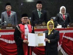 Resmi Dilantik, Hj. Nurhayati Pimpin DPRD Indramayu sisa Masa Jabatan 2024-2029