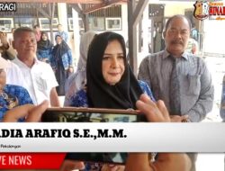 Fadia Arafiq Sambangi SMP N 2 Sragi Desa Kalijambe