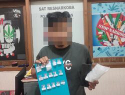 Popi Diringkus, Sabu 12,71 Gram Siap Edar Digagalkan Satres Narkoba Polres Pekalongan