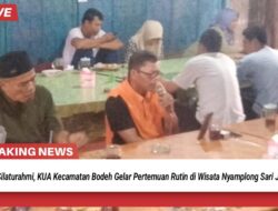 Pererat Silaturahmi, KUA Kecamatan Bodeh Gelar Pertemuan Rutin di Wisata Nyamplong Sari Joko Tingkir