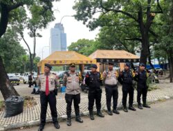 Wakapolsek Kemayoran Pimpin Apel Pengamanan Hari Kedua Synchronize Fest 2025
