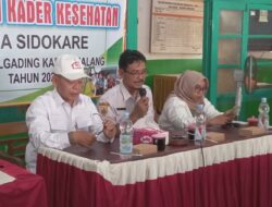 Tingkatkan Kualitas Layanan Posyandu, Pemdes Sidokare Gelar Pelatihan Kader Kesehatan 2025