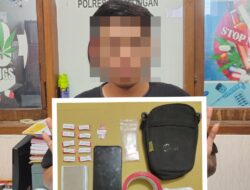 Operasi Cepat Satres Narkoba Pekalongan Bekuk Jeje, Pengedar Sabu 4,23 Gram