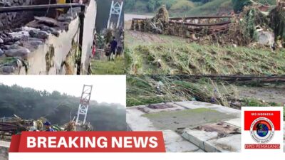 Banjir Terjang Jembatan Gantung Bantaragung, Akses Warga Lumpuh Total