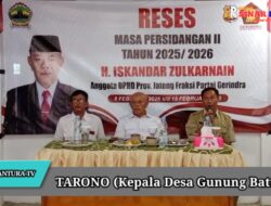 Reses Anggota DPRD Provinsi Jateng Fraksi Partai Gerindra H Iskandar Zulkarnain