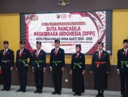 *WALIKOTA PEKALONGAN LANTIK DUTA PANCASILA PASKIBRAKA, AJAK MENJAGA IDEOLOGI BANGSA*