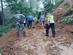 Polisi Turun Tangan, Longsor di Lebakbarang Tak Lumpuhkan Akses Antar Desa