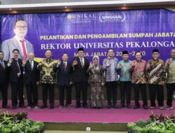 WALIKOTA PEKALONGAN HADIRI PENGAMBILAN SUMPAH DAN PELANTIKAN REKTOR UNIVERSITAS PEKALONGAN*
