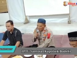 Kapolsek Bodeh IPTU Santosa Kultum Dalam Acara Bukber