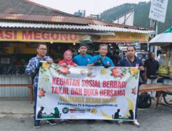 Berbagi Berkah di Bulan Ramadan, SinarPanturaTV.id Bagikan Takjil di Kalibening