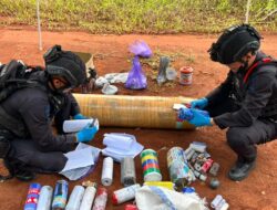 Polres Pekalongan Bersama Unit Jibom Polda Jateng Laksanakan Disposal Bahan Peledak