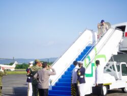 Pastikan Keamanan dan Kelancaran, Danrem 072/Pamungkas Sambut Kedatangan Presiden RI