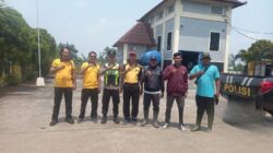 Tanggul Sungai Silempeng Jebol, Polsek Sragi dan Instansi Terkait Lakukan Penanganan Cepat