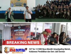 HUT ke-14 SMK Nusa Mandiri Ampelgading Meriah, Kolaborasi Pendidikan dan Seni Jadi Sorotan