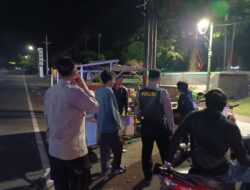 Polres Pekalongan Gerak Cepat Cegah Tawuran Dini Hari di Taman Pendopo Kajen, Tiga Pemuda Diamankan