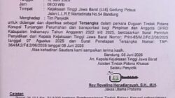 Beredar Surat Penetapan Tersangka Mantan Ketua DPRD Indramayu yang Kini Menjabat Wakil Bupati, Kejati Jabar Belum Beri Keterangan Resmi