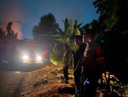 Respons Cepat Layanan Yan Pol 110, Polres Pekalongan Sigap Tangani Kebakaran Sampah di Kedungwuni
