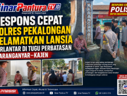 Respons Cepat Polres Pekalongan Selamatkan Lansia Terlantar di Tugu Perbatasan Karanganyar–Kajen