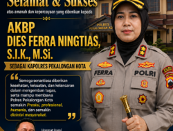 Keluarga besar Media sinarpanturatv.id, Mengucapkan Selamat dan Sukses Kepada AKBP DIES FERRA NINGTIAS Menjadi Kapolresta Pekalongan