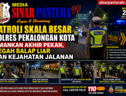 Patroli Skala Besar Polres Pekalongan Kota Amankan Akhir Pekan, Cegah Balap Liar dan Kejahatan Jalanan