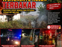 Lahan Kosong di Wonokerto Kulon Terbakar, Respons Cepat Warga dan Petugas Cegah Api Meluas