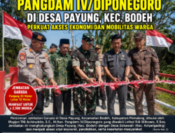 Peresmian Jembatan Garuda Pangdam IV/Diponegoro di Desa Payung, Perkuat Akses Ekonomi dan Mobilitas Warga