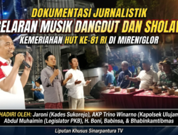 Meriahkan HUT ke-81 RI, Remaja Mirenglor Gelar Panggung Musik Dangdut Guyub Rukun